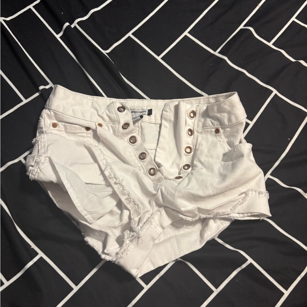 American Eagle Outfitters White Jean Shorts